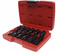 Набор головок ударных JTC HEX 1/2; H4-19мм, длина 60мм в кейсе 12шт -J412H 489901