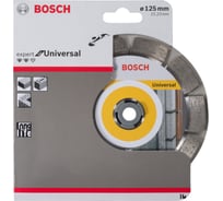 Алмазные диски (125х22.2 мм, 3 шт. ) Best for Universal + SDS-clic гайка Bosch 061599759Y