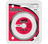 Диск алмазный Ceram 125x22.23x6х2.0 мм, влажный рез DIAFORCE 503125