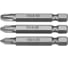 Бита PH1, PH2, PH3, 1/4", 50 мм, 3 шт VOREL 65462 1