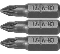 Бита PZ1, 1/4", 25 мм, 3 шт VOREL 65470