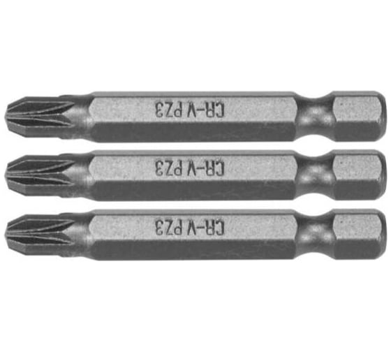 Бита PZ3, 1/4", 50 мм, 3 шт VOREL 65477 1