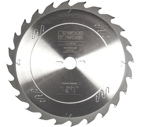 Диск пильный универсальный 300x2.6x30 мм, 24T, A=20° ATB+SHEAR WOODWORK 31.300.24