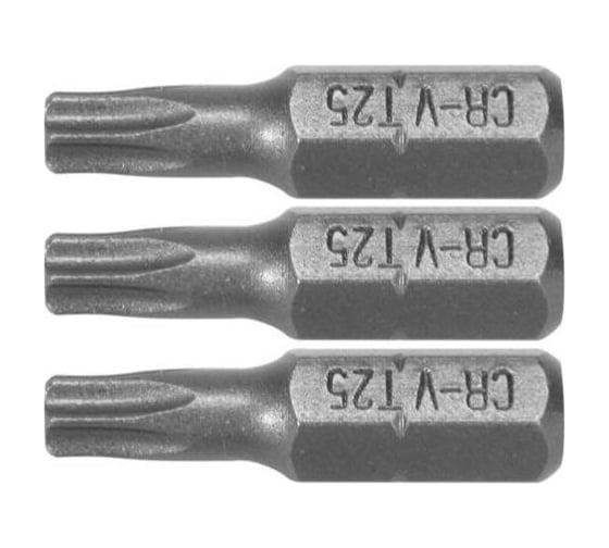 Бита TORX T25, 1/4", 25 мм, 3 шт VOREL 65495