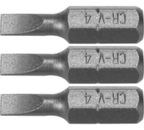 Бита 1/4", 25 мм, 4 мм, 3 шт. VOREL 65480