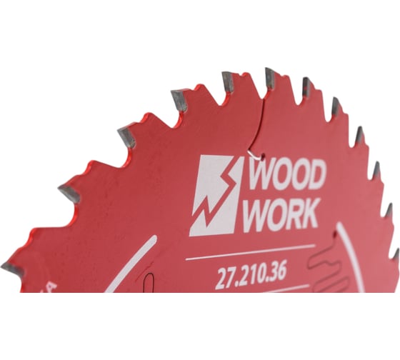Диск пильный 210x30x1.8/1.2 мм, A=18° ATB + 8 SHEAR, Z=36 WOODWORK 27.210.36