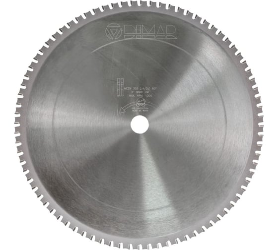 Диск пильный по стали 305x25.4x2.2 мм, Z60, сухой рез Dimar 90210005