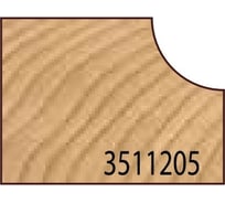 Нож для фрезы мультисистема галтель R6.35 D35 тип B Dimar 3511205