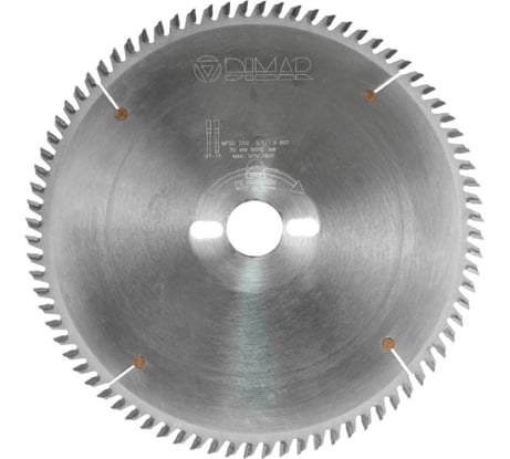 Диск пильный по ДСП и мдф 300x30x2.3 мм, Z96, тонкий пропил Dimar 90131856