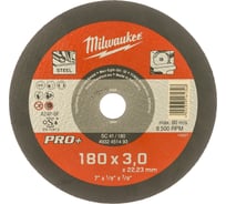 Отрезной диск SCS 41/180x3 PRO+ (180х3х22.2 мм) Milwaukee 4932451493