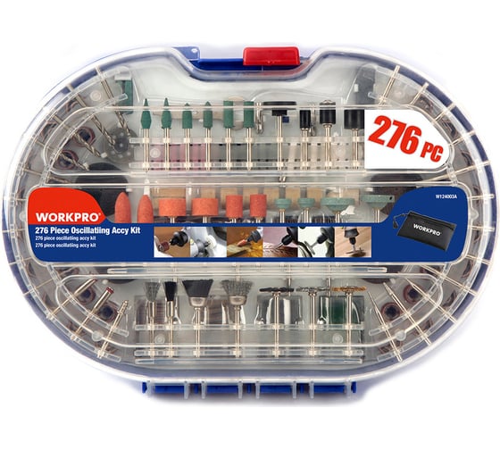Набор насадок для гравера 276 предметов WORKPRO W124003