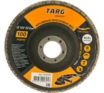 Диск лепестковый абразивный (125х22.2 мм; зерно 100) Targ 663408