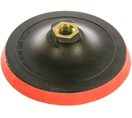 Насадка резиновая под абразивный диск Velcro, с гайкой М14 на УШМ Targ 663301