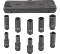Набор головок ударных глубоких Forcekraft 10пр.,1/2" 12гр.(10,12-15,17,19,21,22,24мм), в пластиковом кейсе fk-4107-9mpb 54556 FK-4107-9MPB(54556)