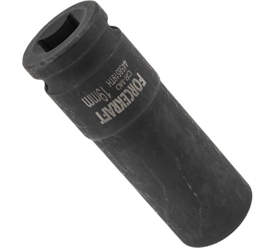 Головка ударная глубокая тонкостенная 6-гранная 19 мм, 1/2"DR, 85 мм Forcekraft FK-4458519TH(56092)