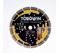Диск алмазный TORGWIN отрезной сегмент по бетону и камню 230х22.2/12х2.6мм. Hot press T943443
