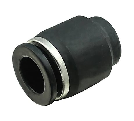 Фитинг-заглушка цанговая пневматическая 12 мм, пластик, тип PPF TITAN LOCK TLP-PPF12