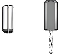 Втулка для сверла 2 мм в присадочный патрон 10 мм, 23 мм WPW TK10020