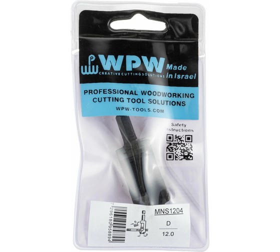Сверло для изготовления пробок 12 мм, хвостовик hex1/4 WPW MNS1204