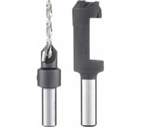 Комплект (зенковка + пробочник) 10 мм универсальное сверло 3.2 мм, хвостовик 8 мм WPW PL10325