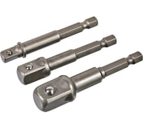 Наборы адаптеров 1/4"х65 мм, 3/8"х65 мм, 1/2"х72 мм Sturm 1041-04-S3AD