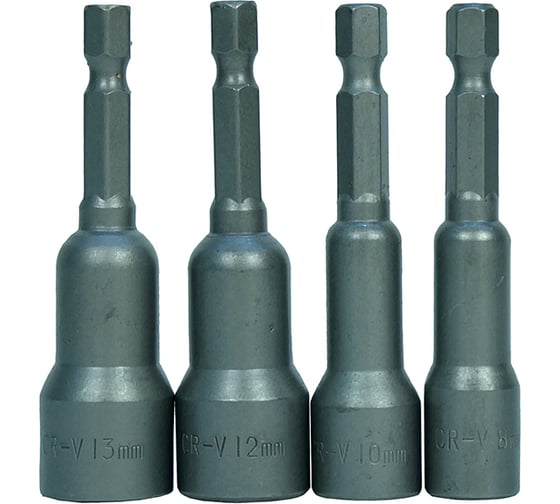 Наборы головок 8, 10, 12, 13х65 мм Sturm 1041-05-S4