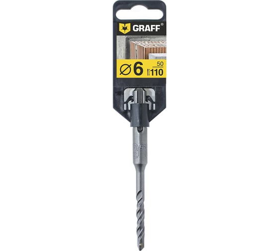 Бур по бетону (6х50х110 мм; SDS-plus) GRAFF GSPD06110
