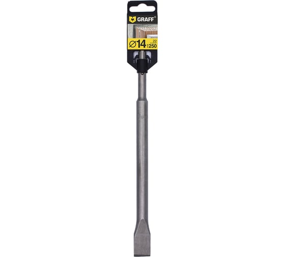 Зубило плоское (14х250х22 мм; SDS-plus) GRAFF GSPC1422