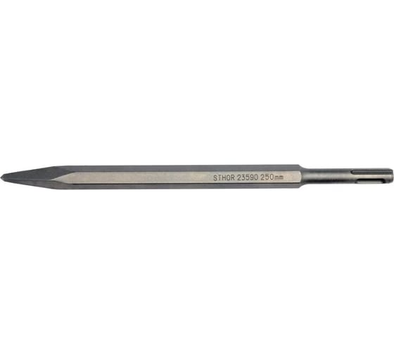 Зубило пиковое, SDS-plus, 14x250мм STHOR 23590 1