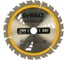 Пильный диск CONSTRUCT 184х20 мм, 24Т, ATB +18град DEWALT DT1951 1