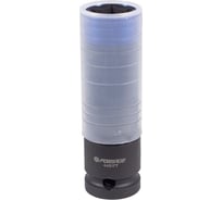 Головка шестигранная ударная глубокая тонкостенная в защитном кожухе 17 мм, 1/2" DR Forsage F-44517T(4418)