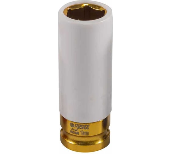 Головка глубокая для литых дисков с защитным кожухом 19 мм, 1/2" DR Forsage F-4458519C(17292) 1