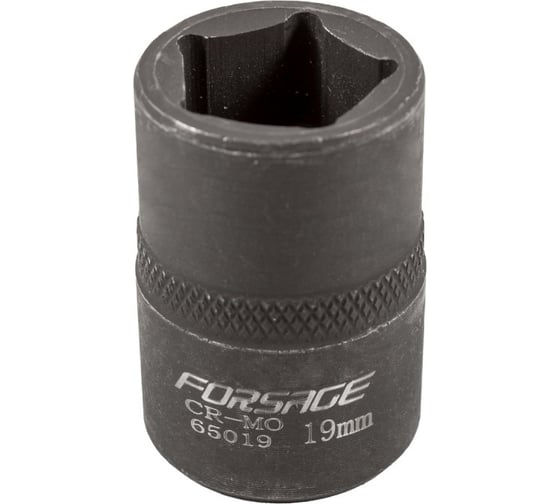 Головка ударная 5-гранная 19 мм, 1/2" DR Forsage F-65019(51593) 1