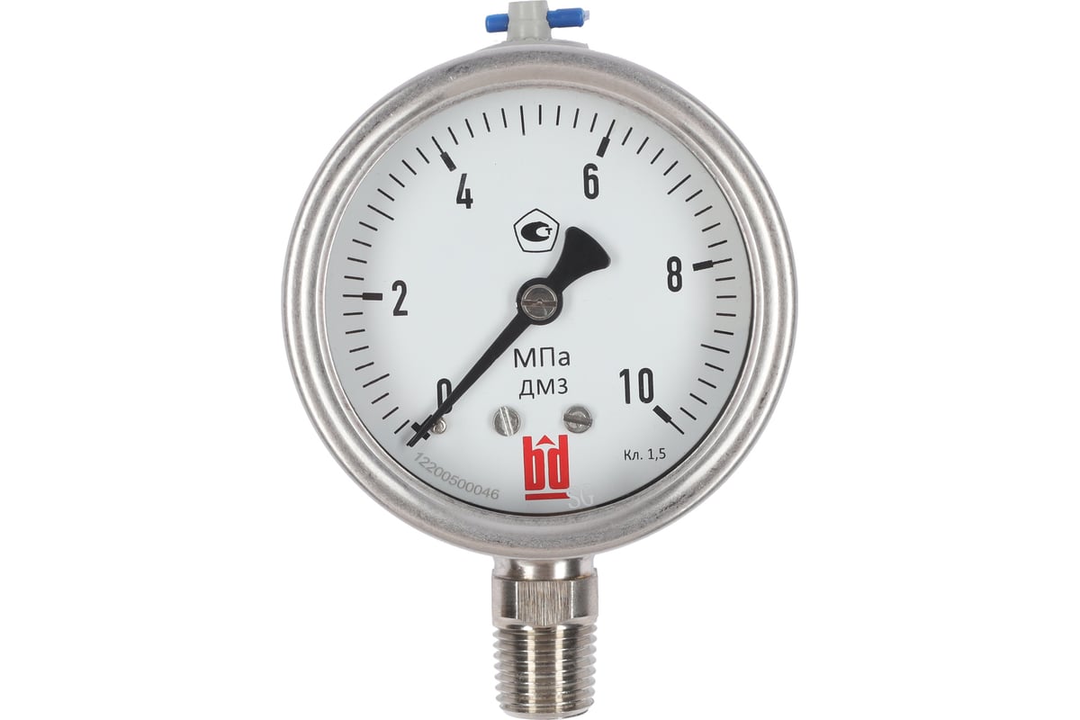 Манометр ДМ 3 063 Р (0-10) МПа, кл.1.5, 1/4NPT BD 1331212626157 ...