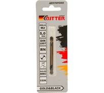 Сверло двухстороннее по металлу EC Gold&Black 5 мм, HSS-G M2, DIN 1897, RN RITTER PS14605001