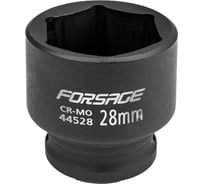 Головка ударная шестигранная 28 мм, 1/2" DR Forsage F-44528(15963)