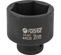 Головка ударная шестигранная 38 мм, 1/2" DR Forsage F-44538 28333