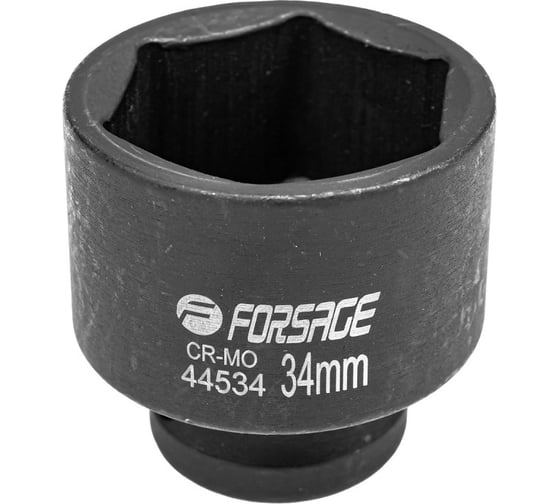 Головка ударная шестигранная 34 мм, 1/2" DR Forsage F-44534(6791)