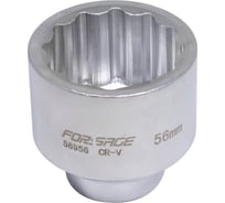 Головка 12-гранная 56 мм, 3/4" DR Forsage F-56956(3998)