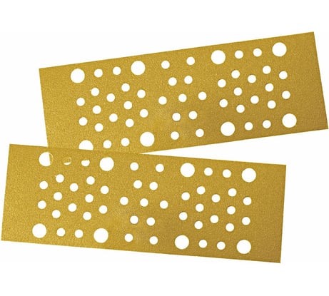 Полоска абразивная с пылеотводом GOLD 70х198 мм, Р240, 51 отверстие, 100 шт HOLEX HAS-380143