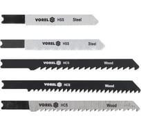 Полотна для электролобзика универсальные, 5 шт VOREL 27834