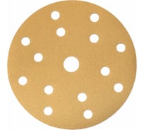 Круг абразивный GOLD LINE 150 мм, Р220, 15 отверстий, 100 шт HOLEX HAS-383076