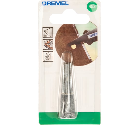 Насадка для заточки цепной пилы 4,0 мм, 3 шт. Dremel 26150453JA