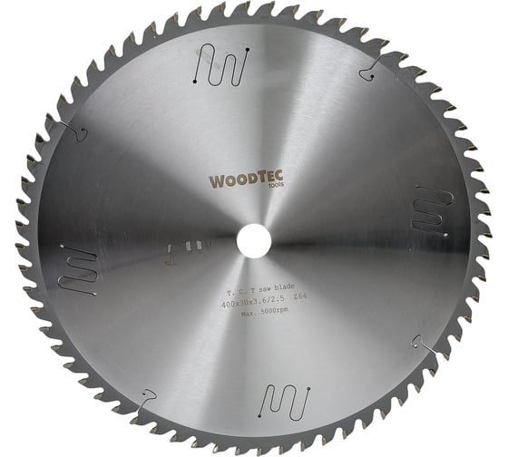 Пила дисковая 400x30x3,6/2,5 Z64 WZ Woodtec PCD ИН 299131