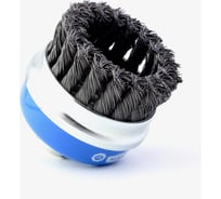 Щетка чашечная жгутовая 75 мм, М14 с кольцом, ворс сталь 0.50 мм, для УШМ OSBORN 608.152-9908