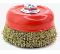 Щетка чашечная 150 мм, М14, ворс гофрированная латунир-я сталь 0.30 мм, для УШМ OSBORN 613.066-0088