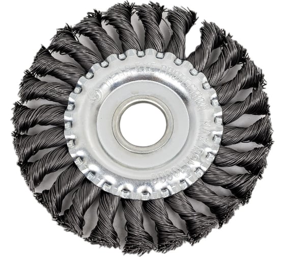 Кордщетка дисковая стальная витая 125 мм для УШМ Forsage F-BWF105 1