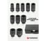 Набор головок ударных глубоких Forsage 3/4", 10 предметов F-6108-9MPB(54938) 3