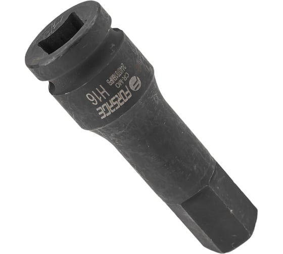 Головка-бита 6-гранная ударная 16 мм, 1/2"DR Forsage F-24407816MPB(56142)