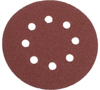 Круг шлифовальный на липучке (5 шт; 125 мм; P60; 8 отверстий) Elitech 1820.038100
